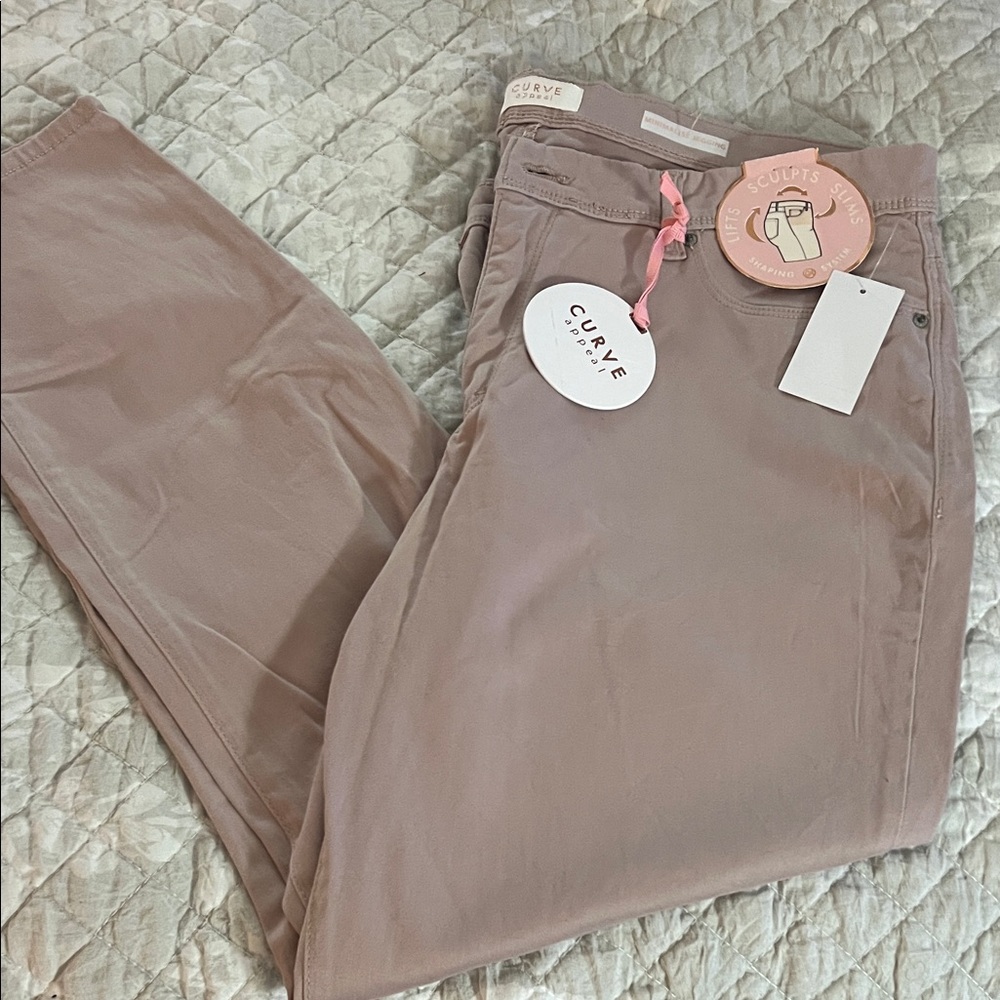 Curve Khaki Pants New With Tags